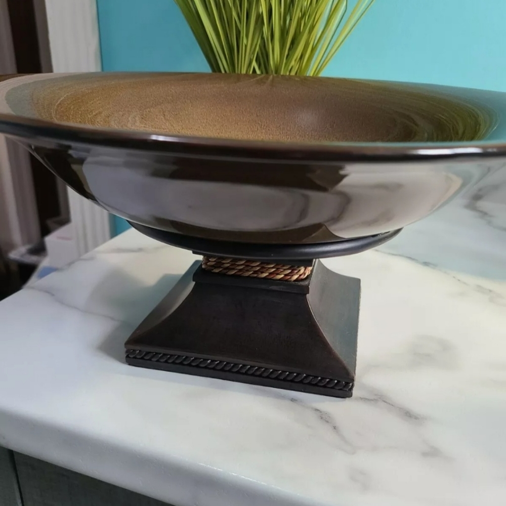 💥2 /$110💥Rare & Retired💥Partylite Sahara Sands Bowl